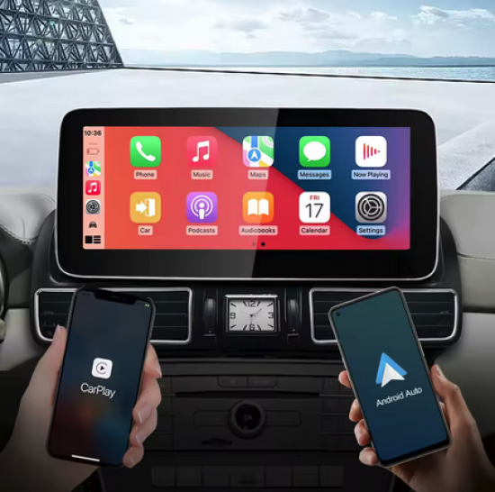 12,3" Android 14 Android Display Carplay für Mercedes GLE / AMG – Kabelloses CarPlay, GPS & OEM-Integration – Ansicht 2